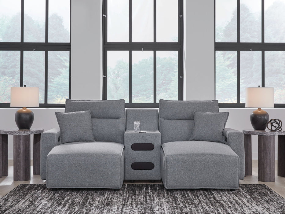 Modmax - Salt And Pepper - Reclining Sectional