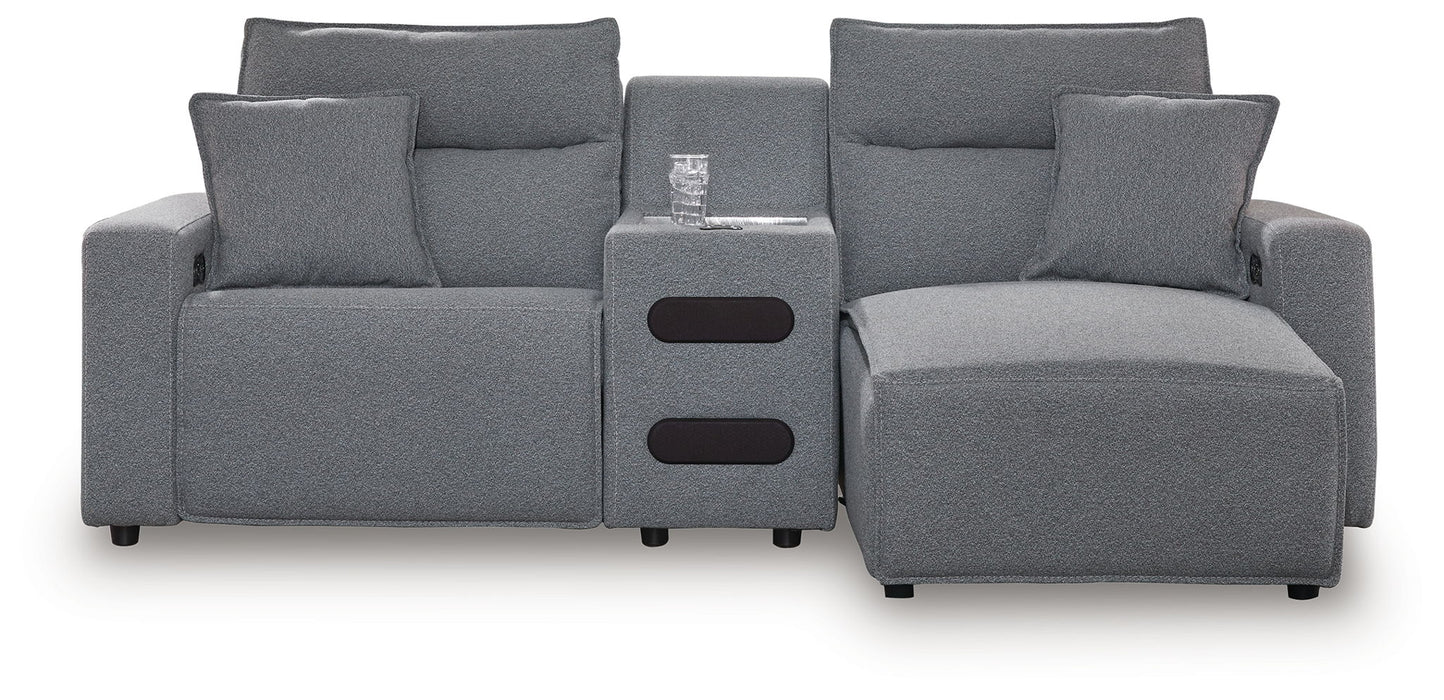 Modmax - Salt And Pepper - Reclining Sectional