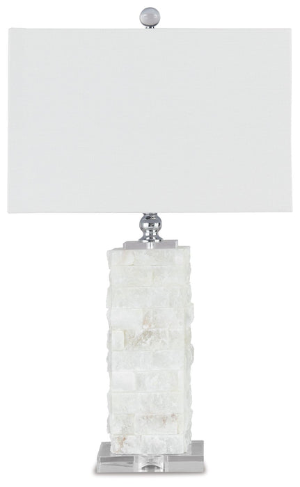 Malise - White - Alabaster Table Lamp