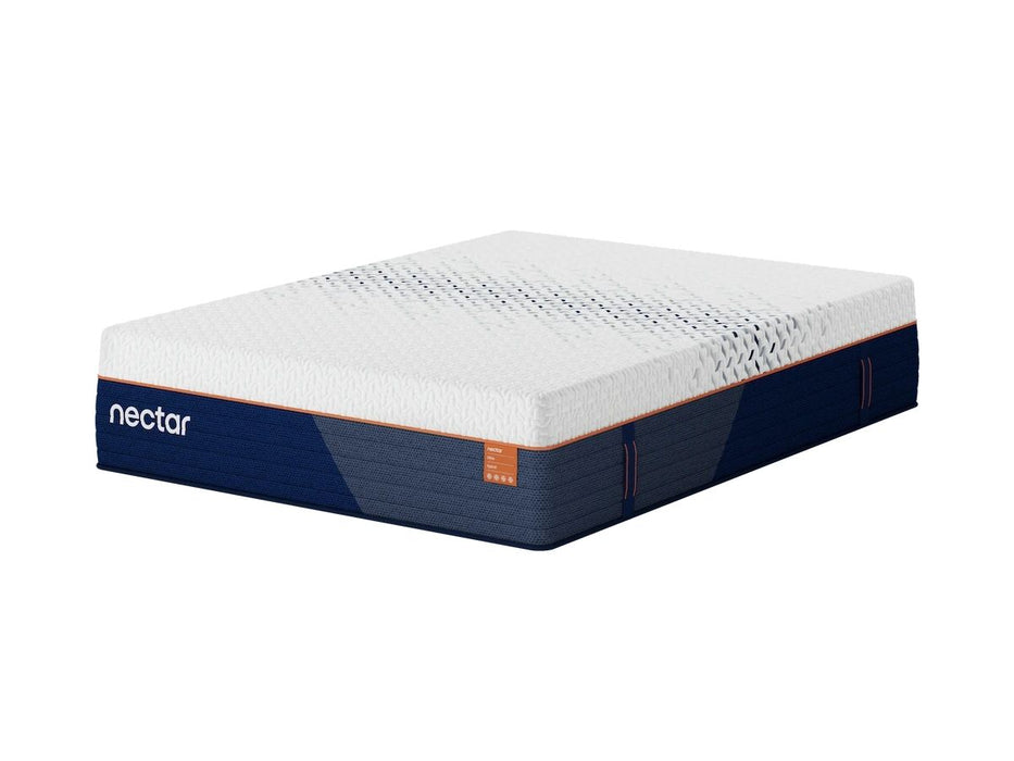 Nectar Ultra Hybrid 5.1 - White - California King Mattress - Fabric