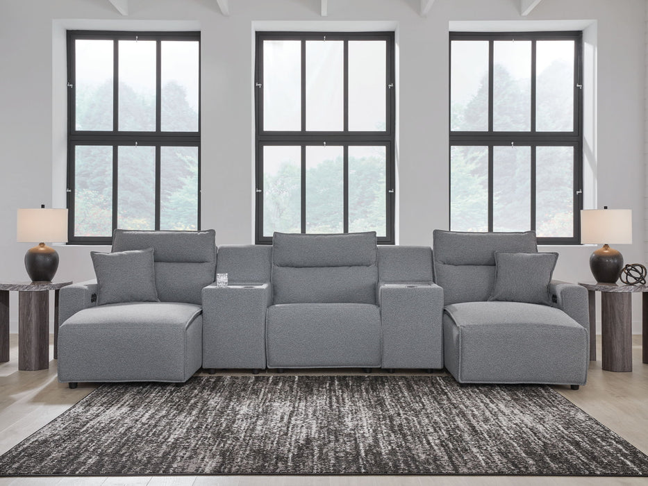 Modmax - Salt And Pepper - Reclining Sectional