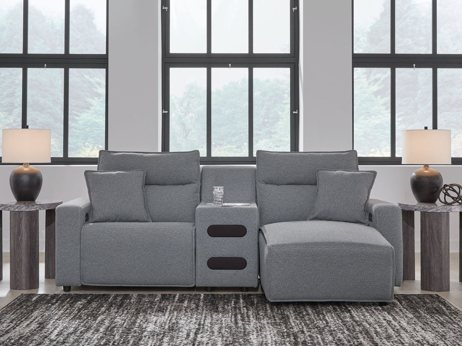 Modmax - Salt And Pepper - Reclining Sectional