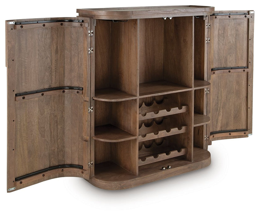 Landermont - Bar Cabinet - Medium Brown