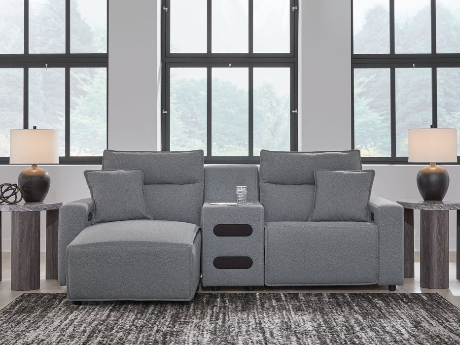 Modmax - Salt And Pepper - Reclining Sectional