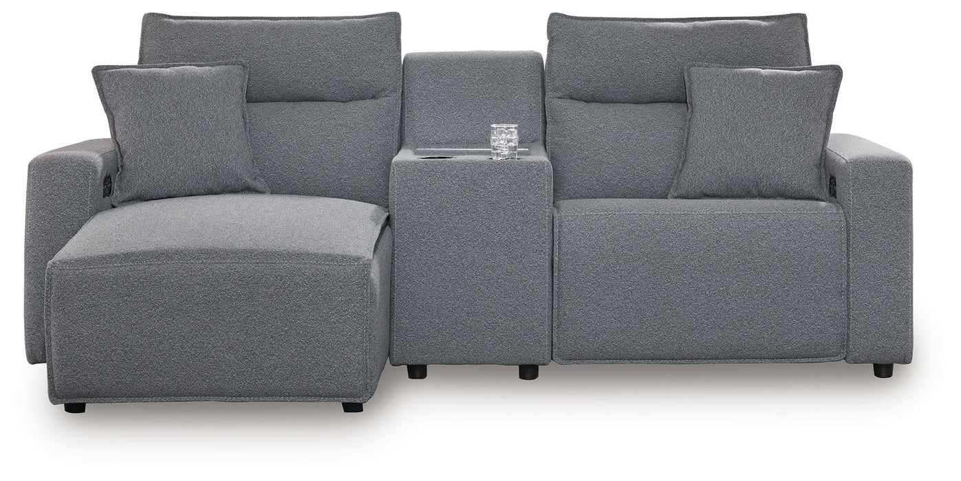 Modmax - Salt And Pepper - Reclining Sectional