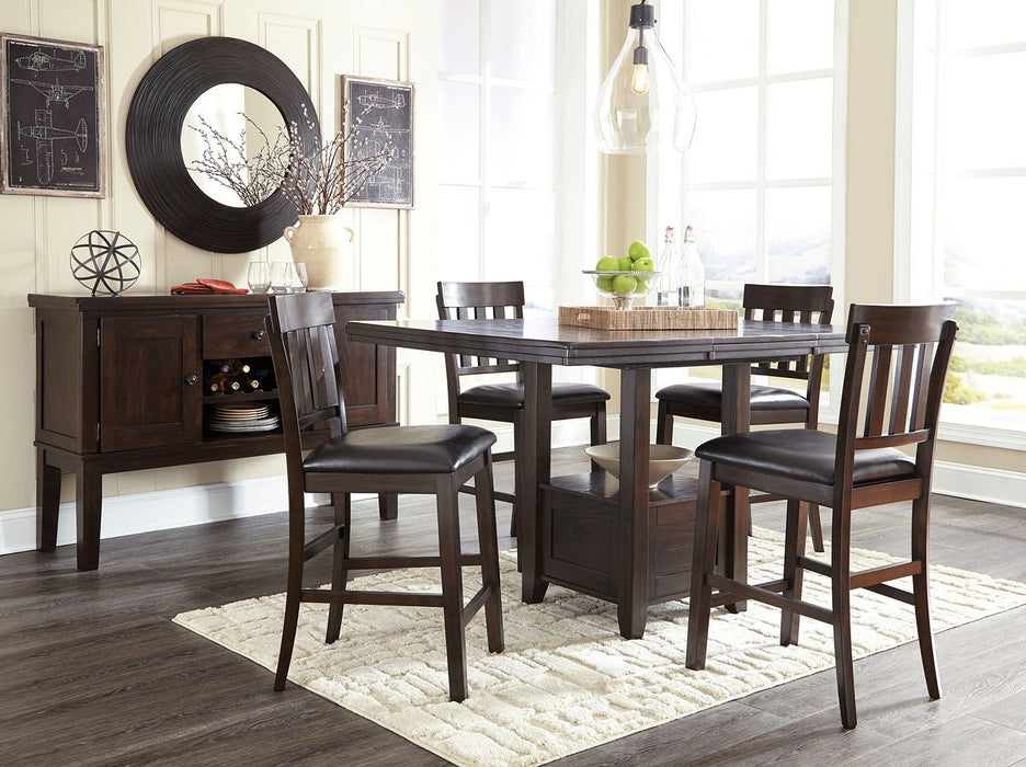 Haddigan - Dining Table With Bar Stools