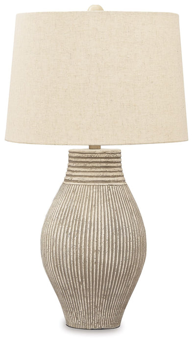 Layal - Beige - Paper Table Lamp