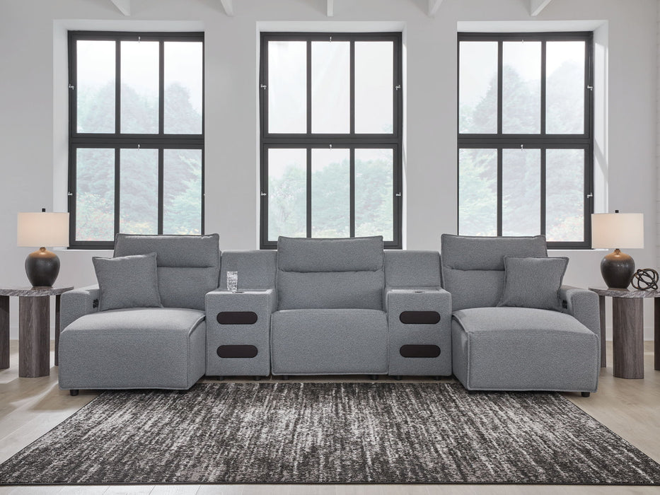 Modmax - Salt And Pepper - Reclining Sectional
