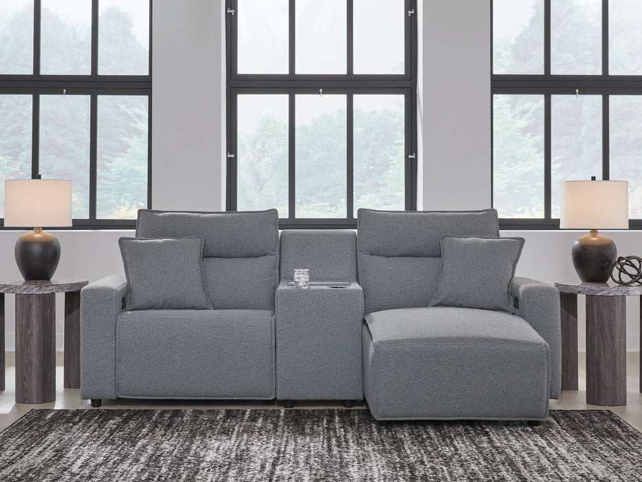 Modmax - Salt And Pepper - Reclining Sectional