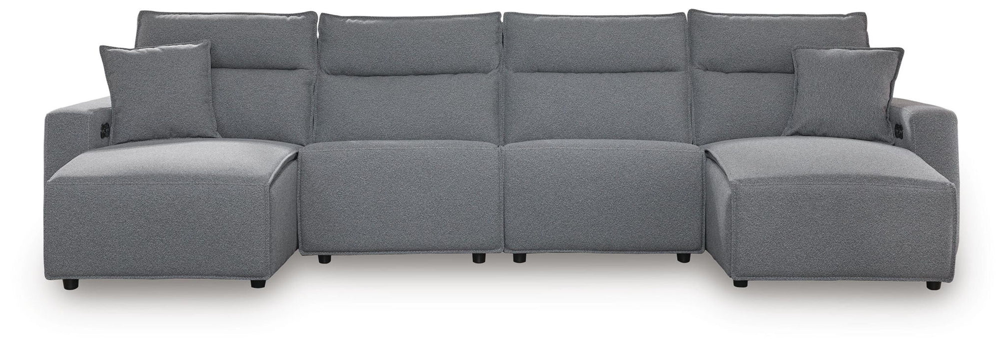 Modmax II - Reclining Sectional - Salt And Pepper