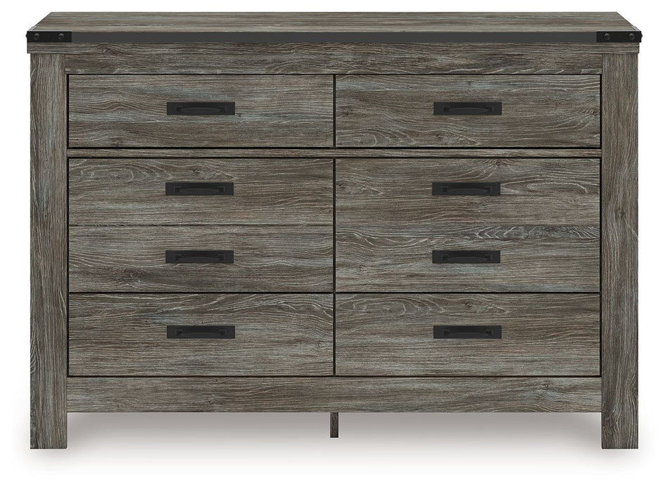 Frandern - Gray - Six Drawer Dresser