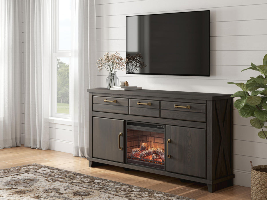 Brazen Valley - TV Stand With Fireplace Option