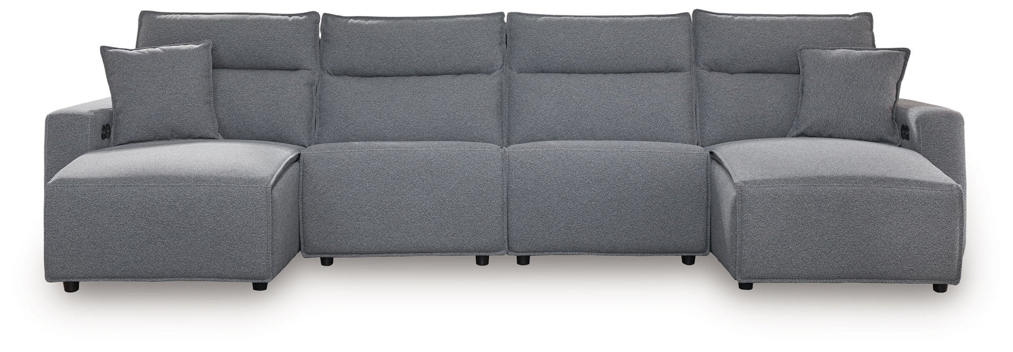 Modmax - Salt And Pepper - Reclining Sectional