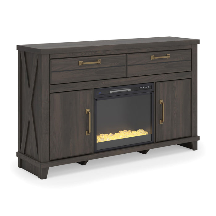 Brazen Valley - TV Stand With Fireplace Option