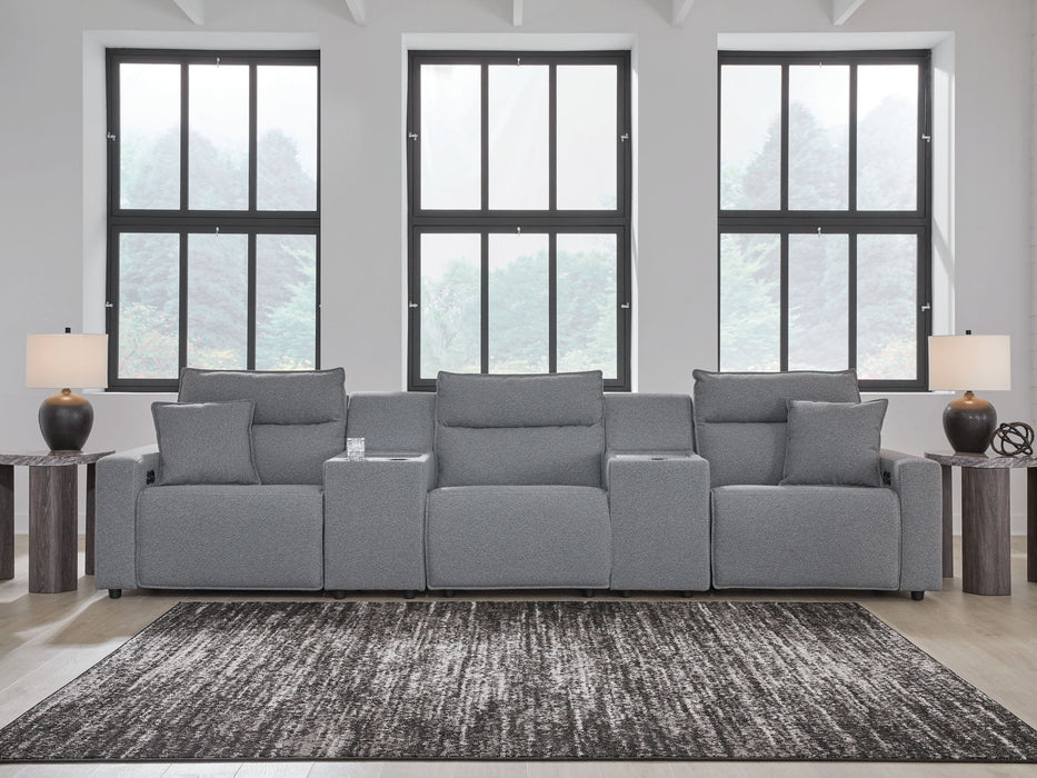 Modmax - Salt And Pepper - Reclining Sectional