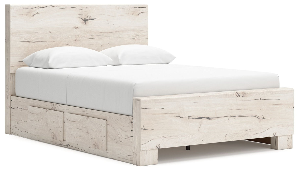 Lawroy - Panel Bed With Storage