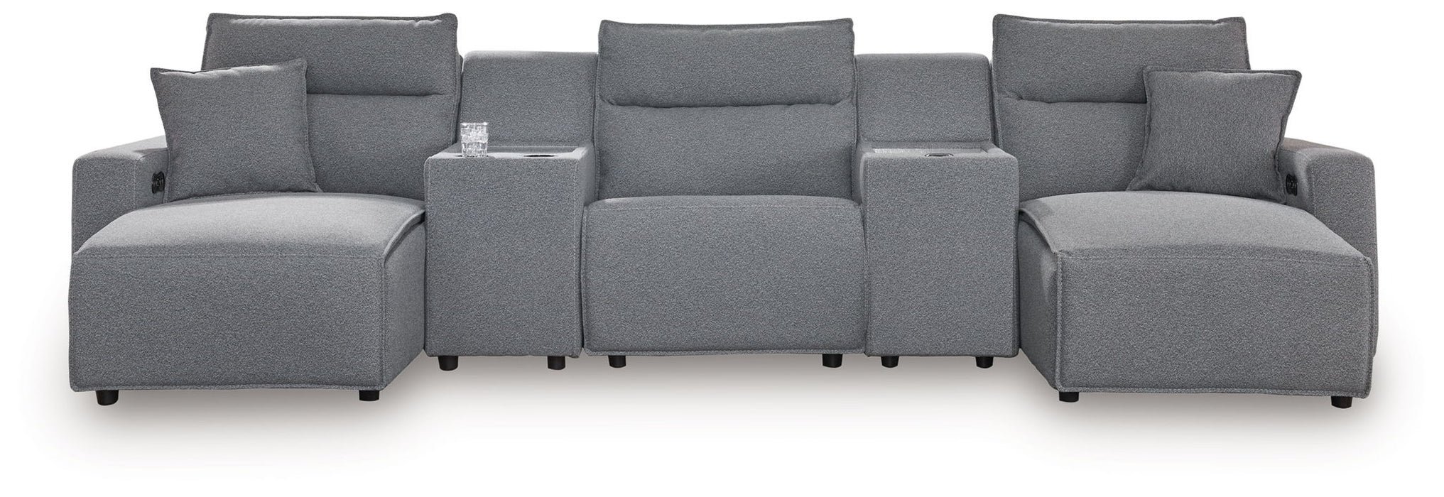 Modmax - Salt And Pepper - Reclining Sectional