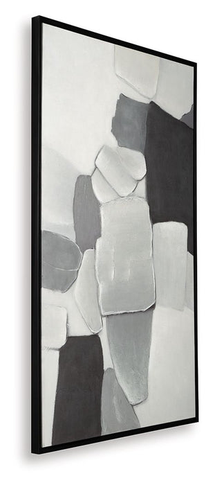 Adilson - White / Gray / Black - Wall Art