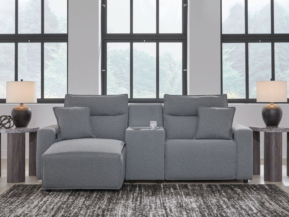 Modmax - Salt And Pepper - Reclining Sectional