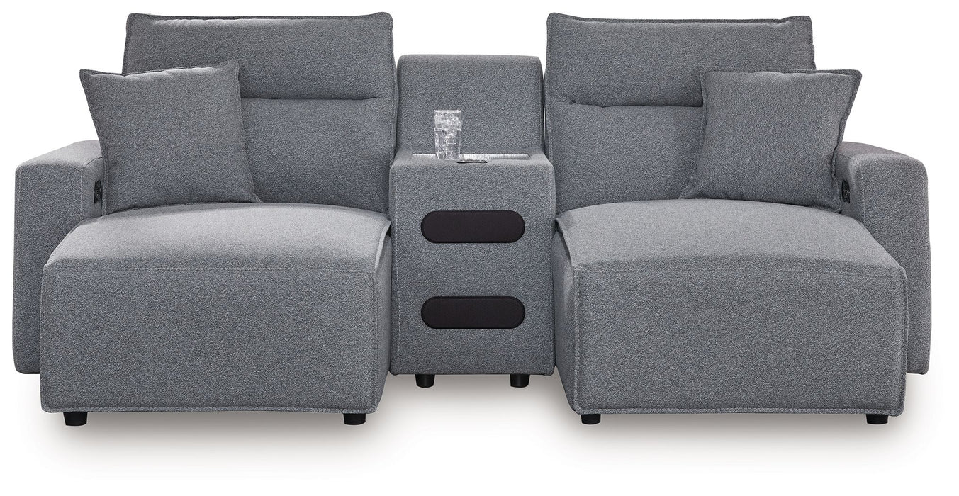 Modmax - Salt And Pepper - Reclining Sectional