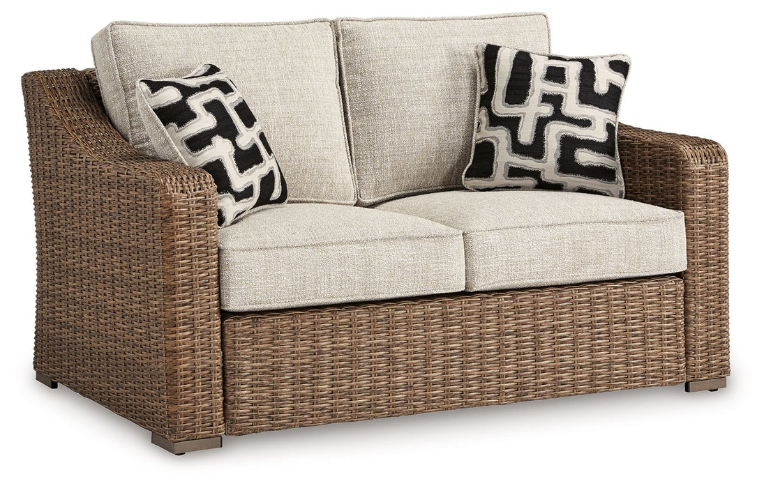 Beachcroft - Beige - Loveseat With Cushion