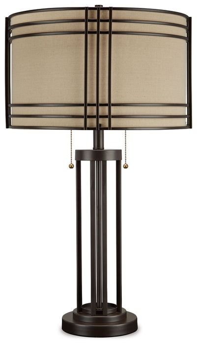 Hanswell - Dark Brown - Metal Table Lamp