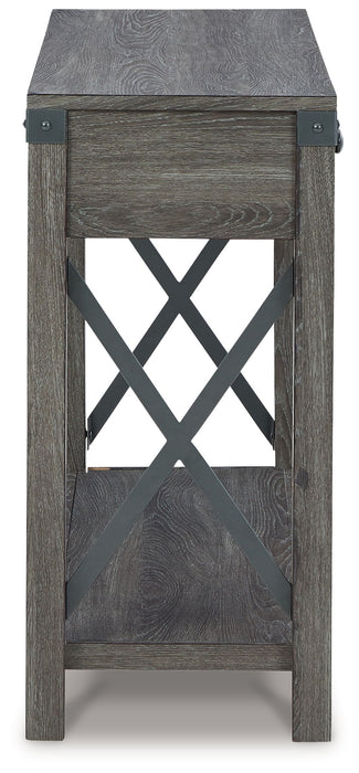 Freedan - Console Sofa Table - Grayish Brown